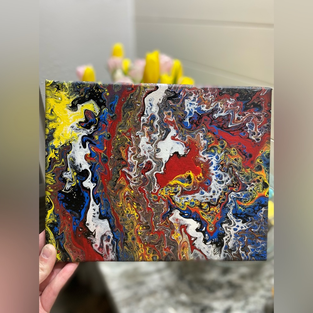 Hand Crafted Abstract Canvas Art